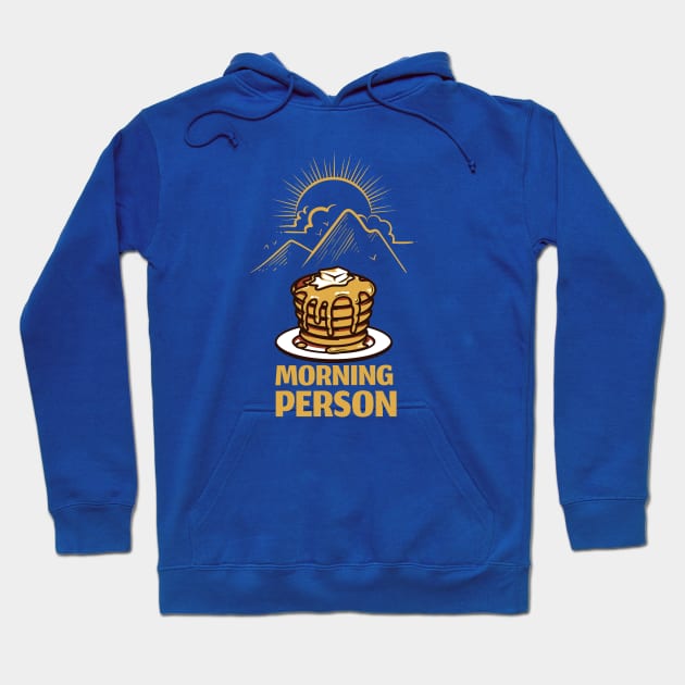 Morning Person Gold Hoodie by Preston James Designs